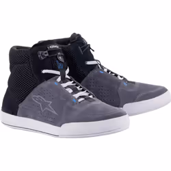 Alpinestars Chrome Air Chaussures de moto, noir-gris, taille 48 pour Hommes