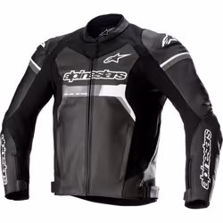 Alpinestars GP Force Veste en cuir de moto, noir, taille 50 pour Hommes