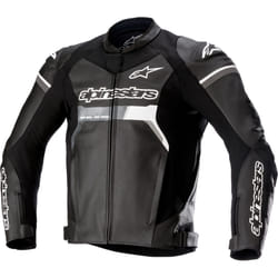 Alpinestars GP Force Veste en cuir de moto, noir, taille 56 pour Hommes