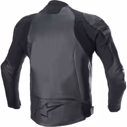 Alpinestars GP Force Veste en cuir de moto, noir, taille 60 pour Hommes
