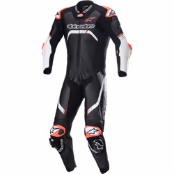 Alpinestars GP Tech 4 Combinaison en cuir de moto une pièce, noir-blanc, taille 46 pour Hommes