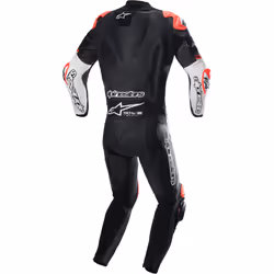 Alpinestars GP Tech 4 Combinaison en cuir de moto une pièce, noir-blanc, taille 46 pour Hommes