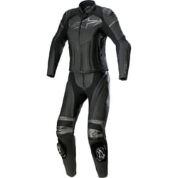 Alpinestars Stella GP Plus Costume de moto deux pièces pour dames, noir-gris, taille 40 pour Femmes