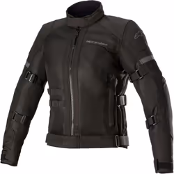 Alpinestars Stella Crosshill WP Air Veste textile de moto pour dames, noir, taille L pour Femmes