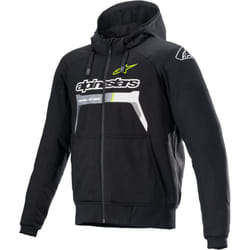 Alpinestars Chrome Ignition Veste textile de moto, noir-jaune, taille XL pour Hommes