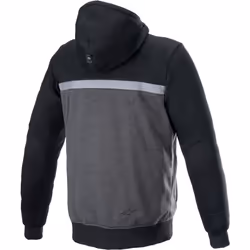 Alpinestars Chrome Street Veste textile de moto, noir-gris, taille S pour Hommes