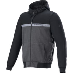 Alpinestars Chrome Street Veste textile de moto, noir-gris, taille 2XL pour Hommes