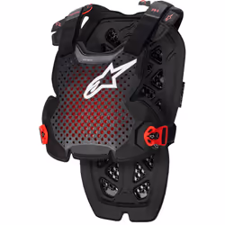 Alpinestars A-1 Pro Protecteur thoracique, noir-rouge, taille M L pour Hommes