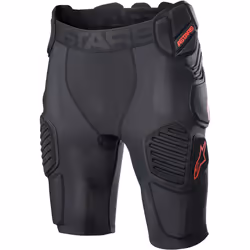 Alpinestars Bionic Pro Short protecteur, noir-rouge, taille XL pour Hommes