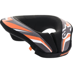 Alpinestars Sequence Garde-cou de motocross pour jeunes, noir-orange, taille L XL