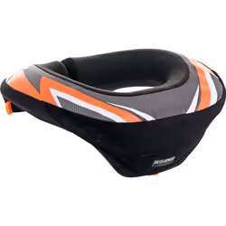 Alpinestars Sequence Garde-cou de motocross pour jeunes, noir-orange, taille L XL