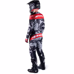Alpinestars Racer Tactical 2023 Maillot de motocross, gris-rouge, taille L pour Hommes - Vue supplémentaire 6