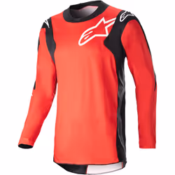 Alpinestars Racer Hoen Maillot de motocross, rouge, taille L pour Hommes