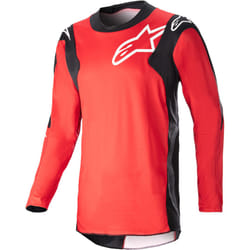 Alpinestars Racer Hoen Maillot de motocross, rouge, taille L pour Hommes