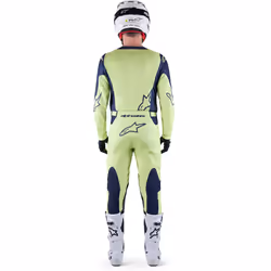 Alpinestars Racer Hoen Maillot de motocross, jaune, taille L pour Hommes