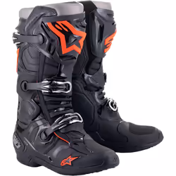 Alpinestars Tech 10 Bottes motocross, noir-rouge, taille 40 41 pour Hommes