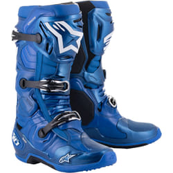 Alpinestars Tech 10 Bottes motocross, noir-bleu, taille 43 pour Hommes