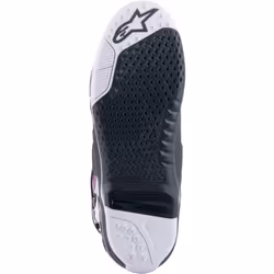 Alpinestars Tech 10 Supervented Bottes Motocross, noir-blanc-bleu, taille 48 pour Hommes