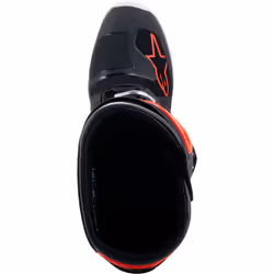 Alpinestars Tech 7 Enduro Bottes de moto, noir-blanc-rouge, taille 42 pour Hommes