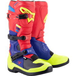 Alpinestars Tech 3 Bottes motocross, rouge-bleu, taille 39 pour Hommes