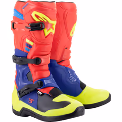 Alpinestars Tech 3 Bottes motocross, rouge-bleu, taille 48 pour Hommes