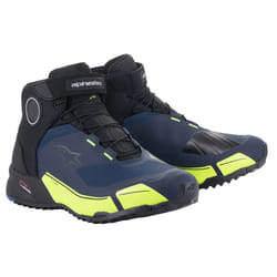 Alpinestars 2611820-1705-7.5 Chaussure de moto Mâle Adulte Noir, Bleu, Jaune