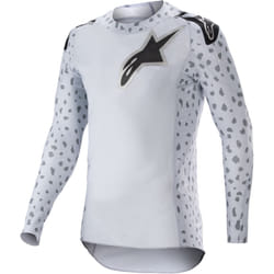 Alpinestars Supertech North Maillot de motocross, gris, taille XL pour Hommes