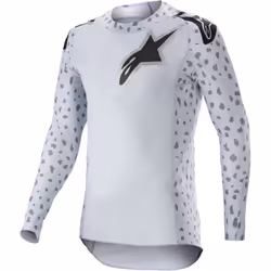 Alpinestars Supertech North Maillot de motocross, gris, taille XL pour Hommes