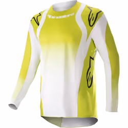 Alpinestars Techstar Push Maillot de motocross, jaune, taille M pour Hommes