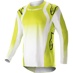 Alpinestars Techstar Push Maillot de motocross, jaune, taille M pour Hommes