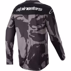 Alpinestars Racer Tactical 2023 Maillot de motocross, noir-gris, taille M pour Hommes
