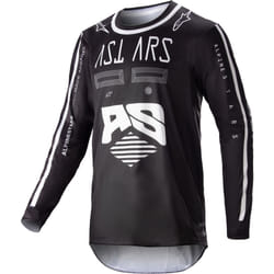 Alpinestars Racer Found Maillot de motocross, noir, taille 2XL pour Hommes