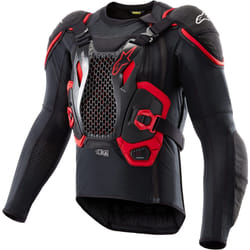 Alpinestars Tech-Air Off-Road Chemise de protection d’airbag, noir-rouge, taille M pour Hommes