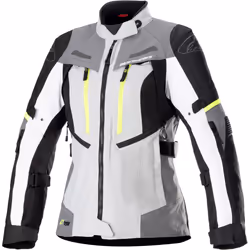 Alpinestars Stella Bogota Pro Drystar® imperméable dames moto textile veste, gris, taille S pour Femmes