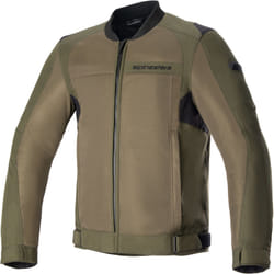 Alpinestars Luc V2 Air Veste textile de moto, vert, taille L pour Hommes