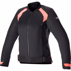 Alpinestars Eloise V2 Air Veste textile de moto pour dames, noir-rose, taille XS pour Femmes
