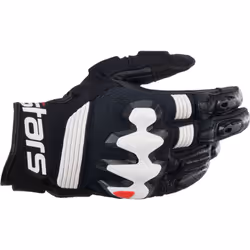 Alpinestars Halo Gants de moto, noir-blanc, taille S pour Hommes