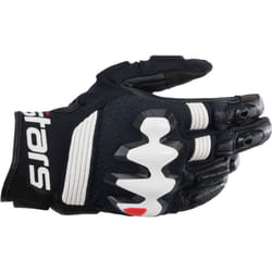 Alpinestars Halo Gants de moto, noir-blanc, taille S pour Hommes