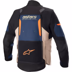 Alpinestars Halo Drystar Veste textile de moto, bleu-beige, taille S pour Hommes