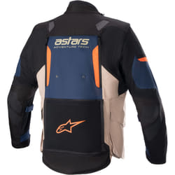 Alpinestars Halo Drystar Veste textile de moto, bleu-beige, taille S pour Hommes