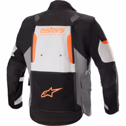 Alpinestars Halo Drystar Veste textile de moto, noir-gris-orange, taille 3XL pour Hommes
