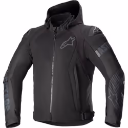 Alpinestars Zaca Air Veste textile de moto, noir, taille L pour Hommes
