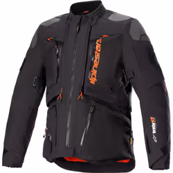Alpinestars AMT-10 R Drystar® XF Veste textile de moto imperméable, noir, taille XL pour Hommes