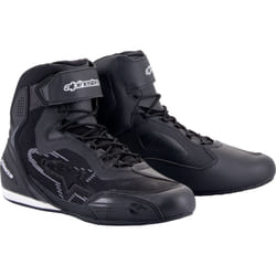 Alpinestars Faster 3 Rideknit Chaussures de moto, noir-gris, taille 42 pour Hommes