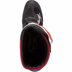 Alpinestars Honda Tech 7 Enduro Drystar Bottes de motocross imperméables, noir-blanc-rouge-bleu, taille 40 41 pour Hommes