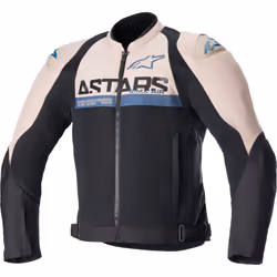 Alpinestars SMX Air Veste textile de moto perforée, noir-beige, taille M pour Hommes