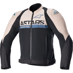 Alpinestars SMX Air Veste textile de moto perforée, noir-beige, taille M pour Hommes