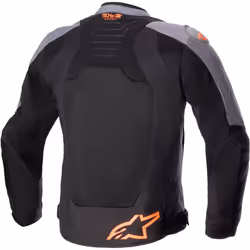 Alpinestars SMX Air Veste textile de moto perforée, noir-gris-orange, taille M pour Hommes