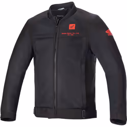 Alpinestars Honda Luc V2 Air Veste textile de moto, noir-rouge, taille M pour Hommes