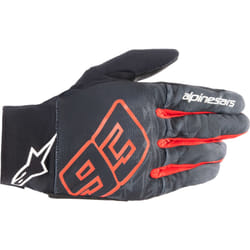 Alpinestars Aragon Gants de moto, noir-blanc-rouge, taille 3XL pour Hommes